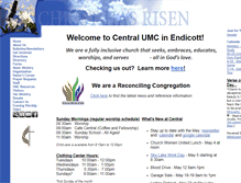 Tablet Screenshot of centralumcendicott.org